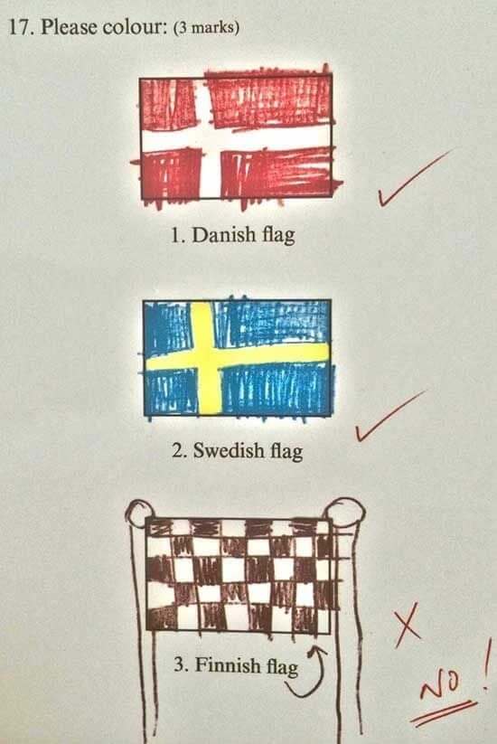 Flags Exam Answer